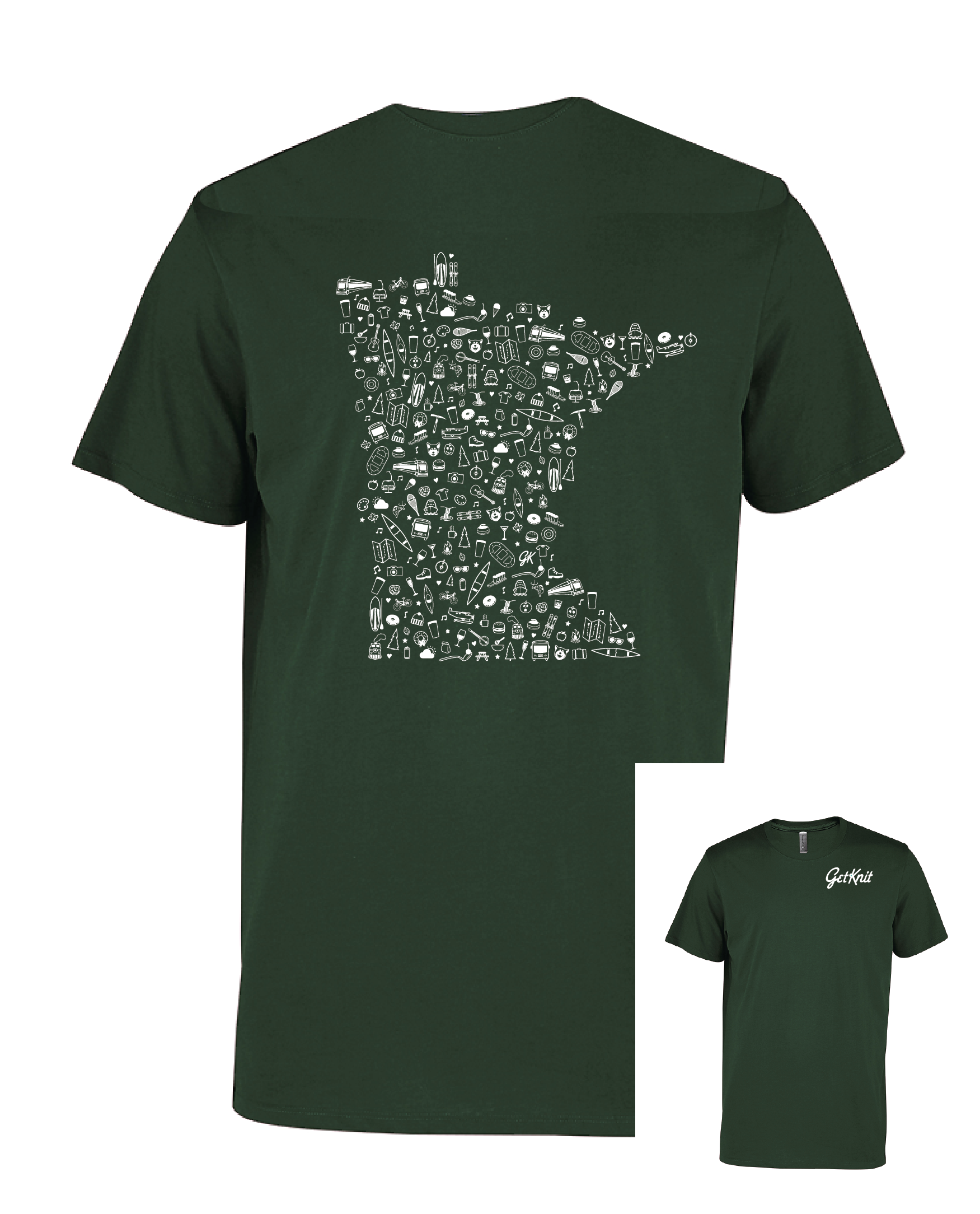 GetKnit Icons Minnesota T-Shirt